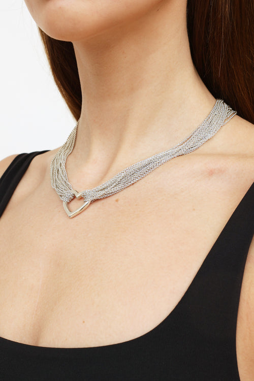 Tiffany & Co. Heart Multi-Chain Necklace