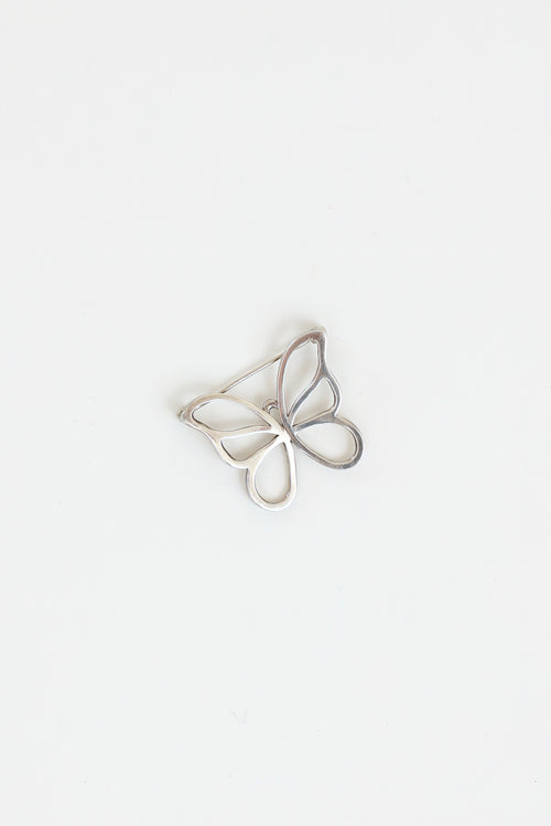 Tiffany & Co 925 Silver Butterfly Brooch