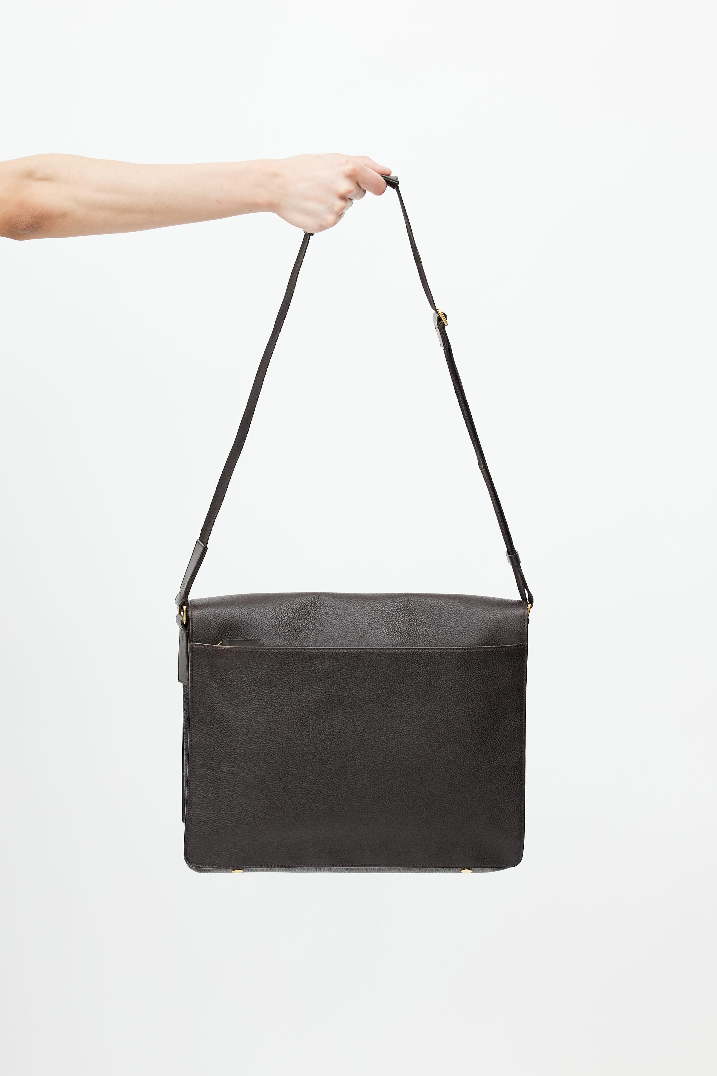 Dark Brown Shoulder Bag by Tom Ford for rent online