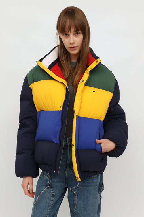 Tommy Jeans Multi-Colour Puffer Jacket