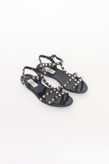 Valentino black outlet jelly sandals