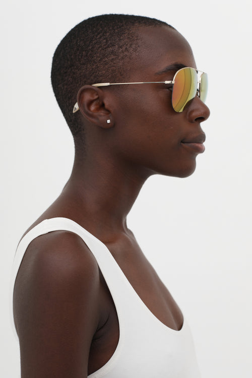 Victoria Beckham Malibu Reflective Gradient Sunglasses