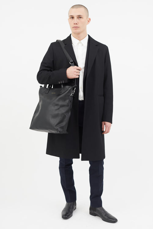 Want Les Essentiels Black Leather O'Hare Shopper Tote