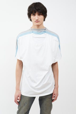 Y/Project White Multi Layered T-Shirt