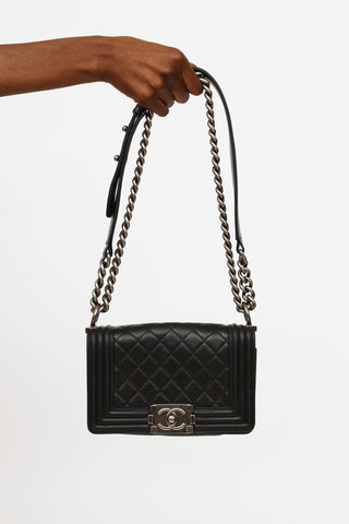 Chanel 2012 Quilted Small Boy Handbag