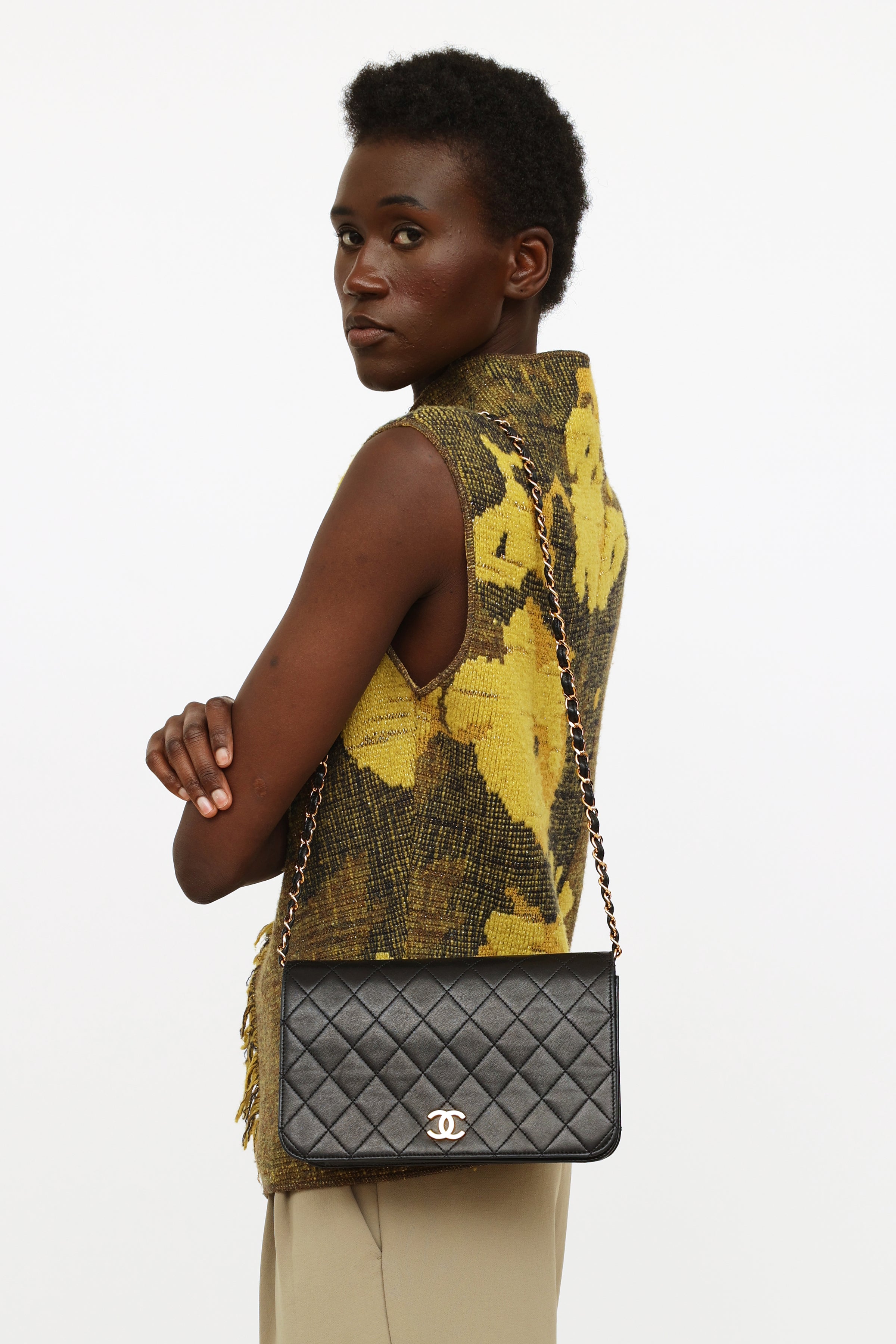 Chanel // Black Lambskin Classic Full Flap Bag – VSP Consignment