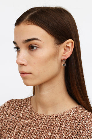 Chanel // Cruise 2015 Black & White Flower Earring – VSP Consignment