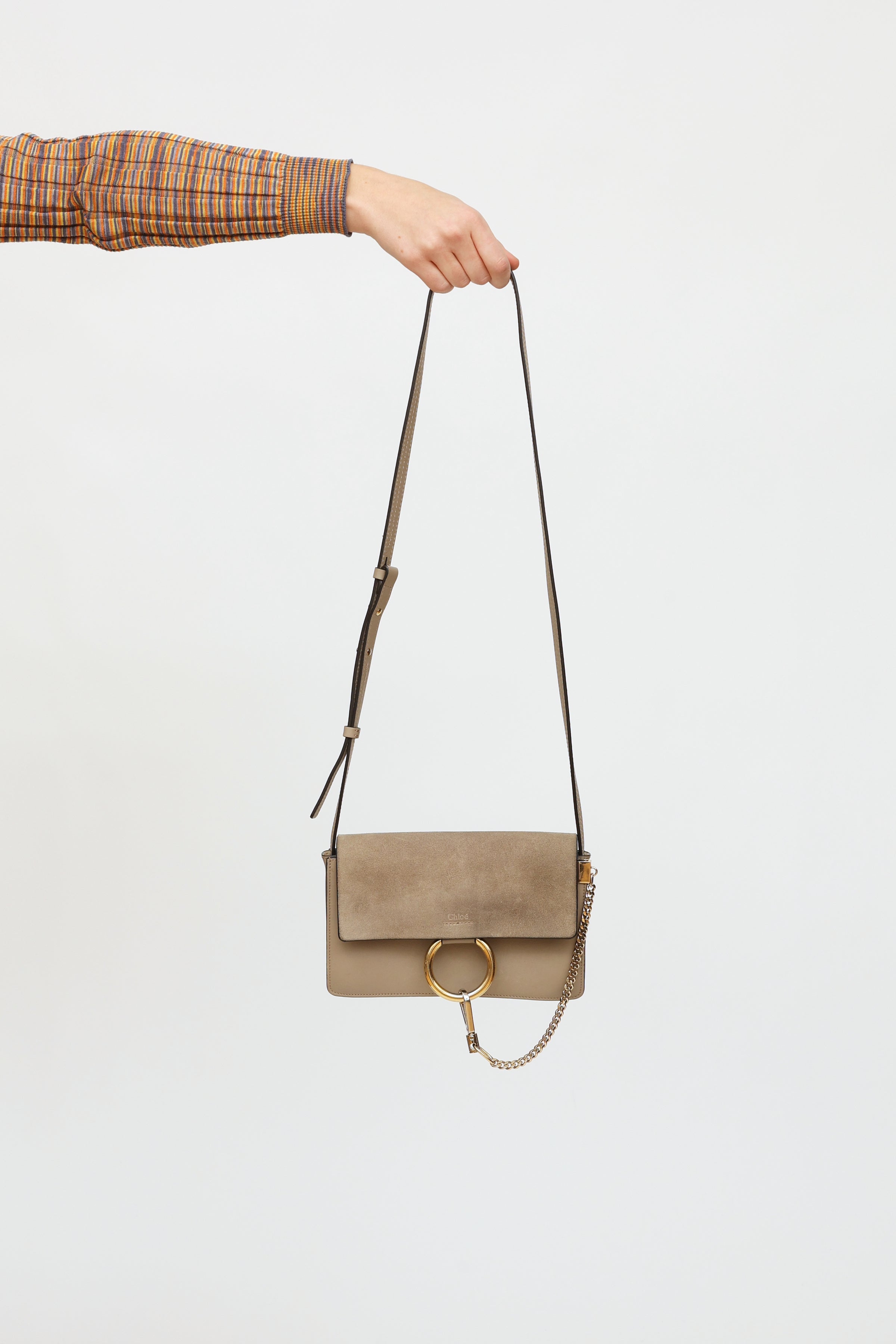 Chloé // Taupe Small Faye Bag – VSP Consignment