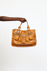 Chloé // Brown Leather Small Nile Bracelet Bag – VSP Consignment