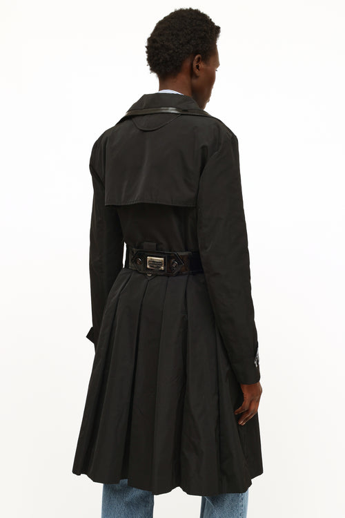 Dolce & Gabbana Black Trench Coat