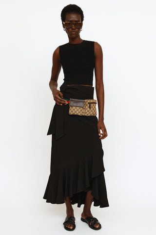 Gucci // X Balenciaga Beige & Brown GG Supreme Zip Up Wallet – VSP  Consignment