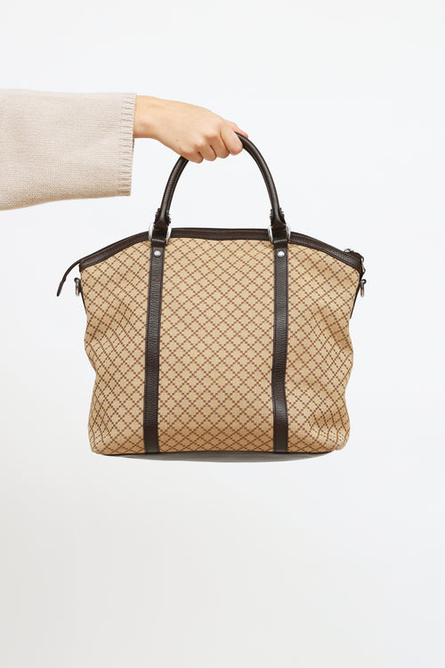 Gucci Tan & Brown Diamante bag