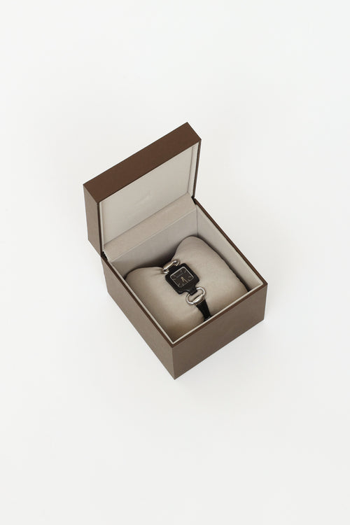 Gucci 1926 Black Dial Leather Watch