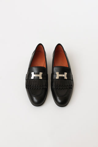 Hermès Black Royal Loafers