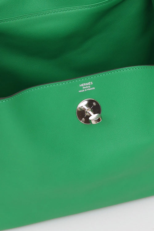 Hermès 2014 Green Bamboo Swift Lindy 26 Bag