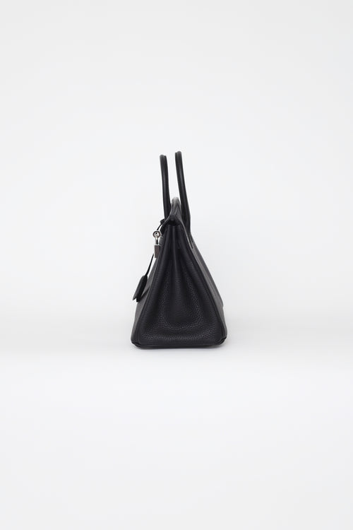 Hermès 2021 Noir Togo Birkin 25 Bag