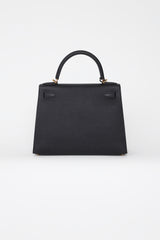Hermès 2022 Black Epsom Sellier Kelly 28 Bag