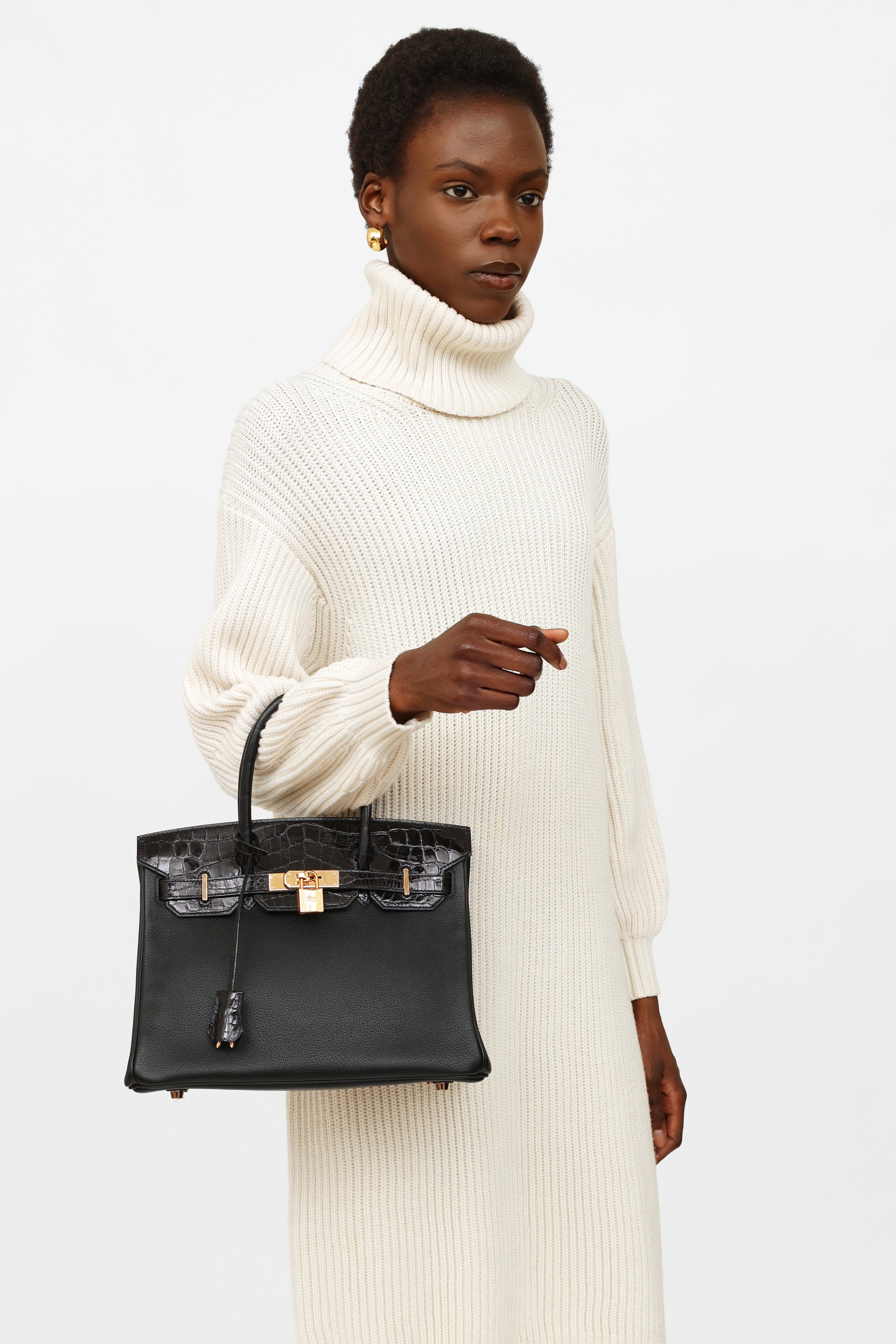 Hermès // 2020 Noir Togo Birkin 30 Touch Bag – VSP Consignment