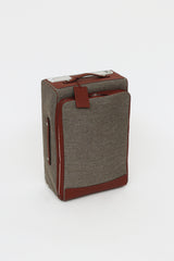 Hermès Brown & Grey Caleche Express Rolling Suitcase