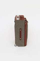 Hermès Brown & Grey Caleche Express Rolling Suitcase