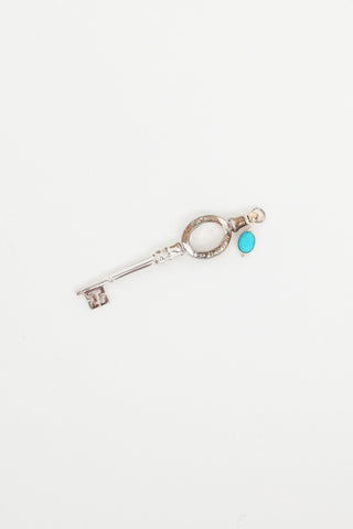 Sterling Silver Key Pendant