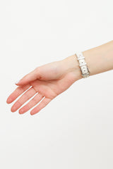 Michele Coquette White Retro Watch