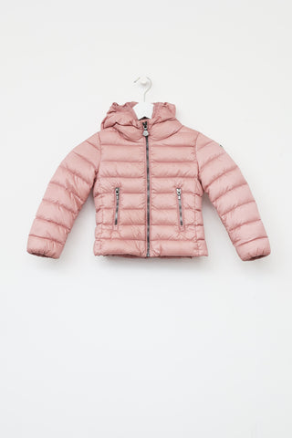 Moncler Kids Pink Adrone Giubbotto Down Jacket
