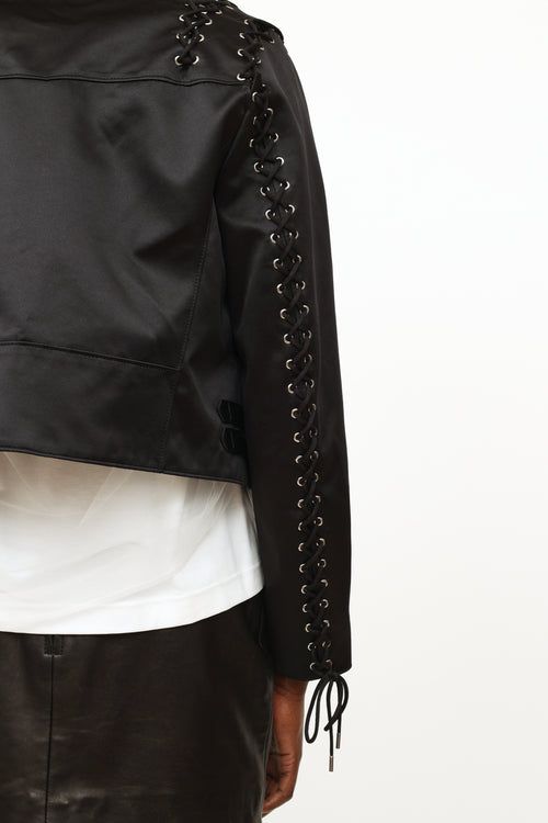 Noir Kei Ninomiya Black Grommet Jacket