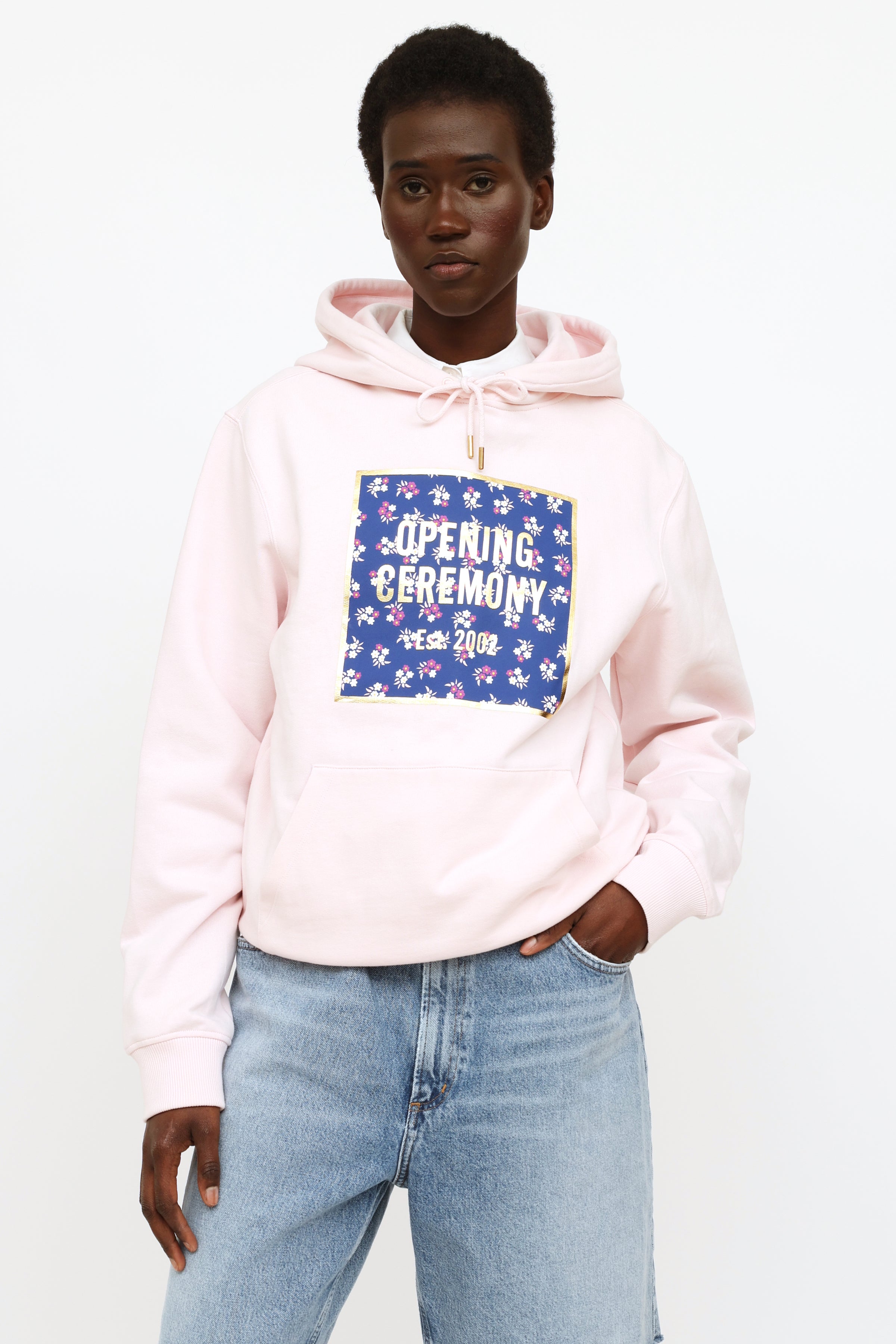 Opening Ceremony // Pink Logo Graphic Hoodie – VSP Consignment