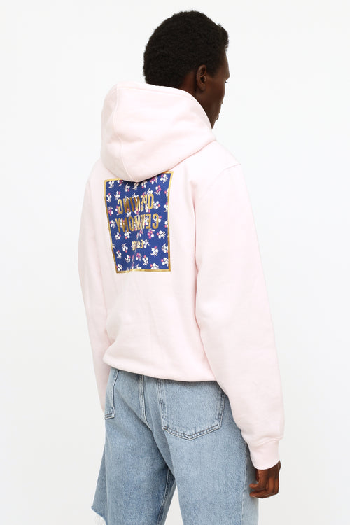 Opening Ceremony Pink Logo Graphic Hoodie