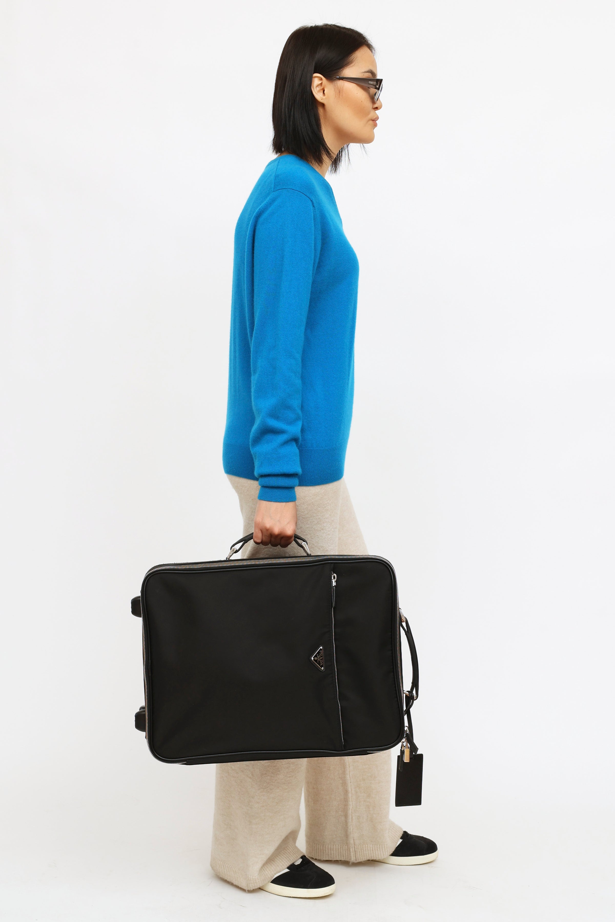 Travel bag Prada Black in Synthetic - 35980723