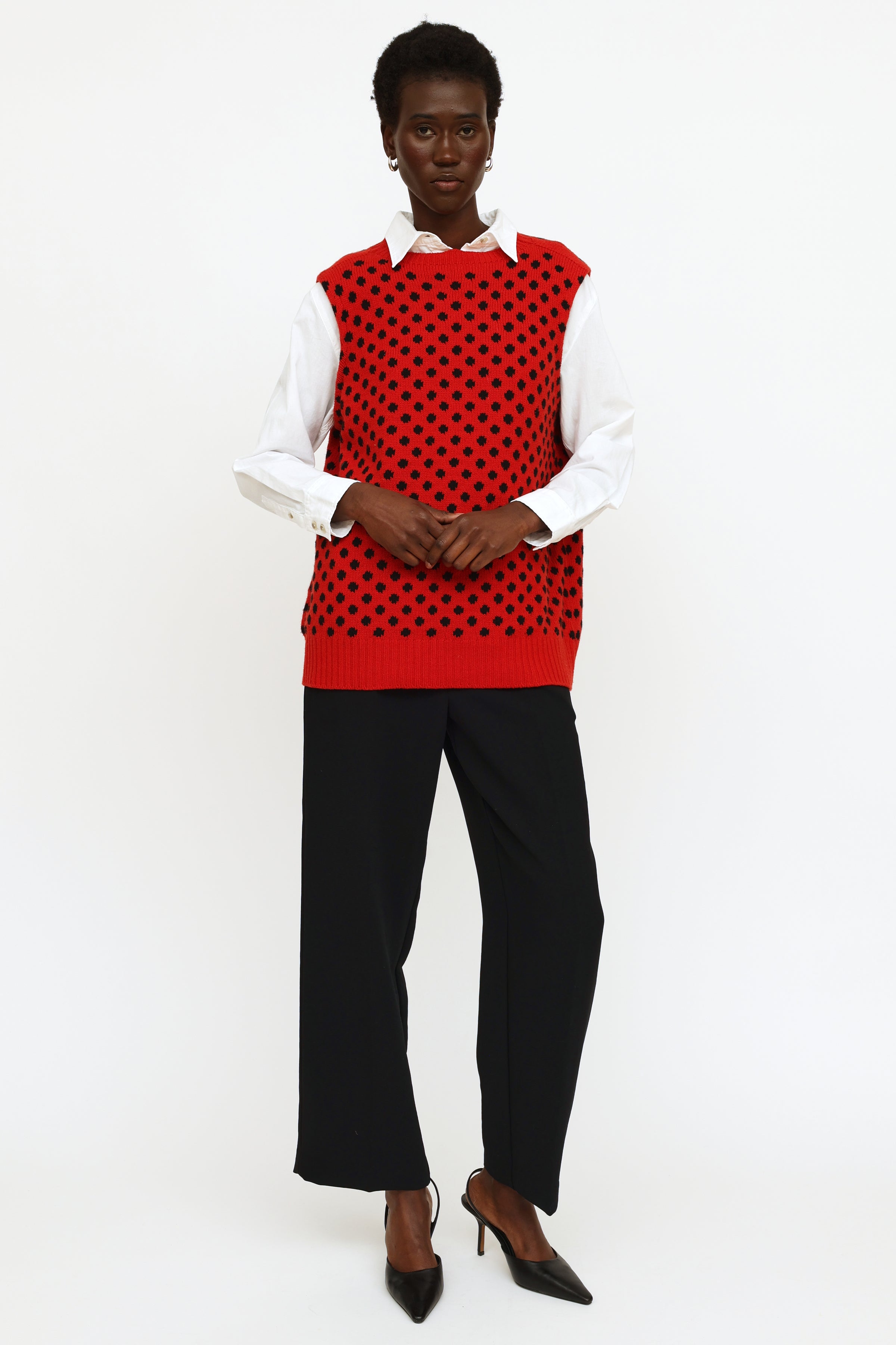 Prada   By color knit vest   13ss