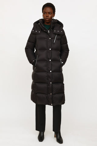 Soia & Kyo Black Belted Puffer Coat