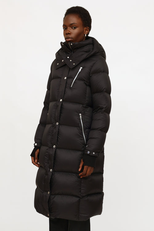 Soia & Kyo Black Belted Puffer Coat