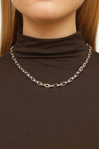 Tiffany & Co. Sterling Silver Chain Link Necklace