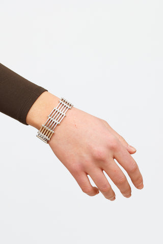 Tiffany & Co. Sterling Silver Gate Link Bracelet