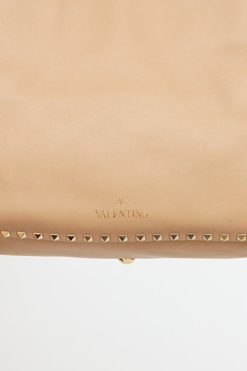 Valentino 2024 Beige Embroidered Tote Bag